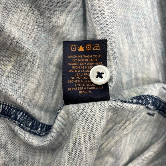 good man brand 100% cotton short sleeve button down print M N261 - Picture 10 of 11